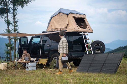 EcoFlow - NextGen 160W Foldable Solar Panel - Black