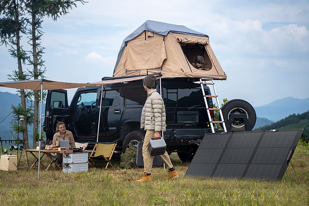 EcoFlow - NextGen 160W Foldable Solar Panel - Black