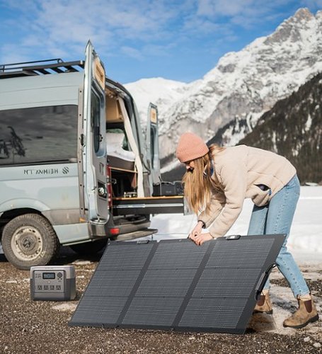 EcoFlow - NextGen 160W Foldable Solar Panel - Black