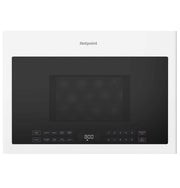 Hotpoint - 1.4 Cu. Ft. Over-the-Range Microwave with Sensor Cooking and LED Display Controls - White