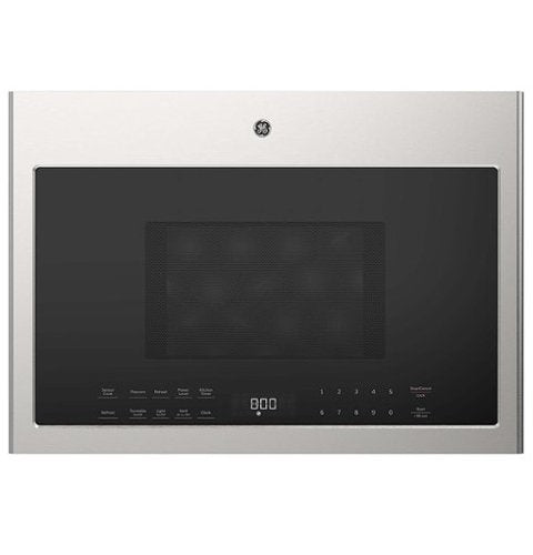 GE - 1.4 Cu. Ft. Over-the-Range Microwave with Sensor Cooking and LED Interior and Surface Lighting - Stainless Steel