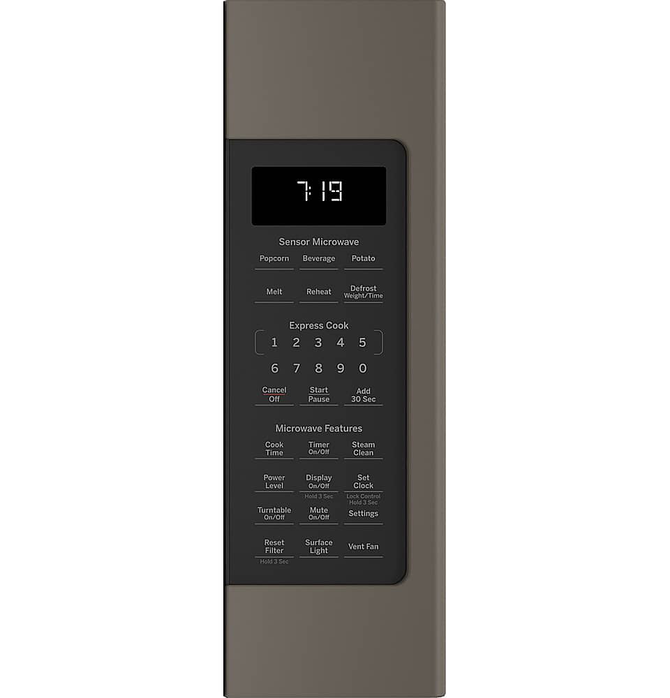 GE - 1.9 Cu. Ft. Over-the-Range Microwave with Sensor Cooking and Steam Cleaning - Slate
