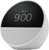 Amazon - Echo Spot (2024 release), Smart alarm clock with vibrant sound and Alexa - Glacier White