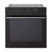 LG - 24" 3 Cu. Ft. Built-In Single Electric True Convection Smart Wall Oven with Air Fry - Black