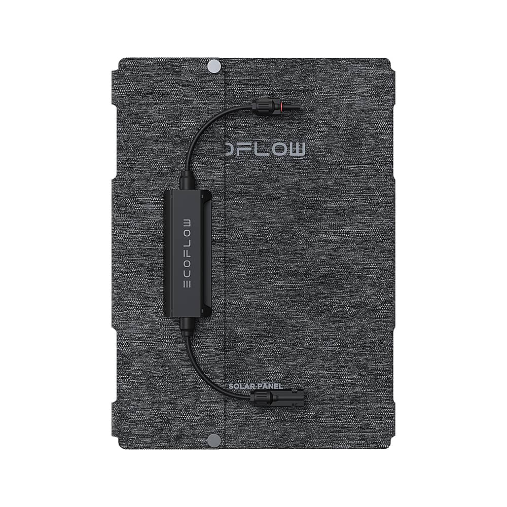 EcoFlow - Foldable 45W Solar Panel - Black