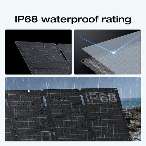 EcoFlow - Foldable 45W Solar Panel - Black