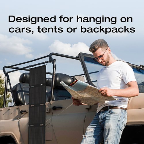 EcoFlow - Foldable 45W Solar Panel - Black