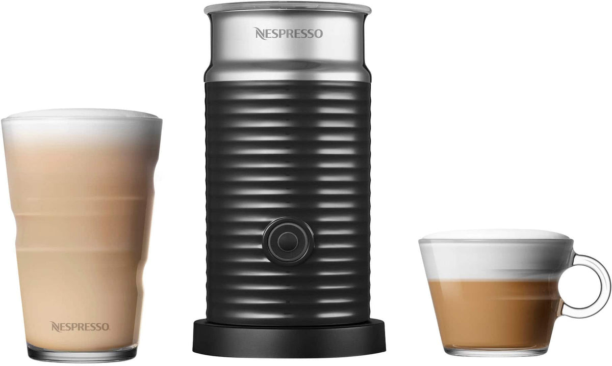 Nespresso - Vertuo Pop+ Coffee and Espresso Maker by De'Longhi with Milk Frother - Liquorice Black