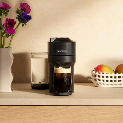 Nespresso - Vertuo Pop+ Coffee and Espresso Maker by De'Longhi with Milk Frother - Liquorice Black