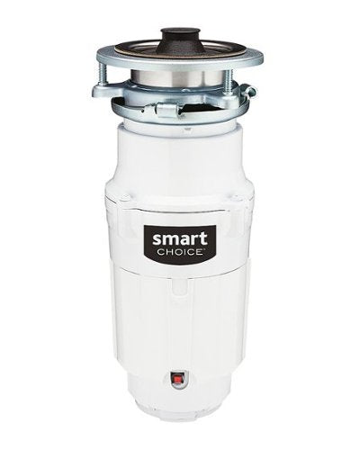 Smart Choice - 1/2HP Garbage Disposal - White
