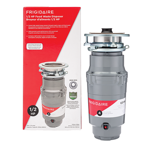 Frigidaire - 1/2HP Garbage Disposal - Gray