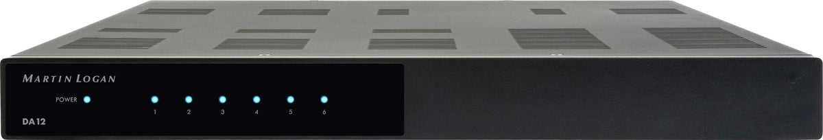 MartinLogan - DA12, 1000W, 12-Channel Distribution Amplifier - Black