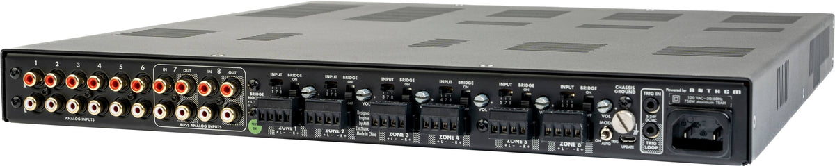 MartinLogan - DA12, 1000W, 12-Channel Distribution Amplifier - Black