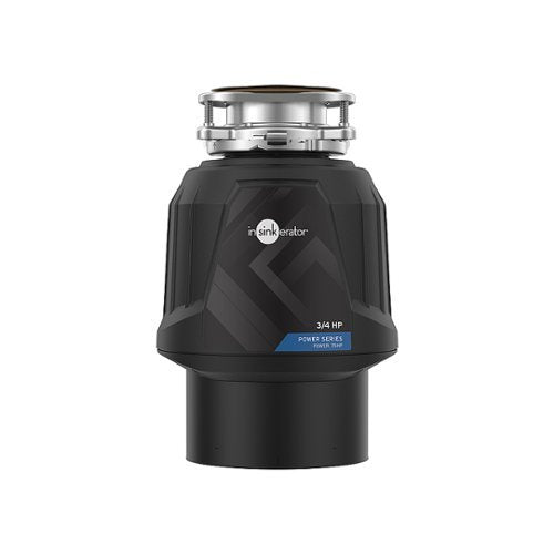 InSinkerator - Power Series 3/4 HP Continuous Feed Garbage Disposer without Power Cord - Black