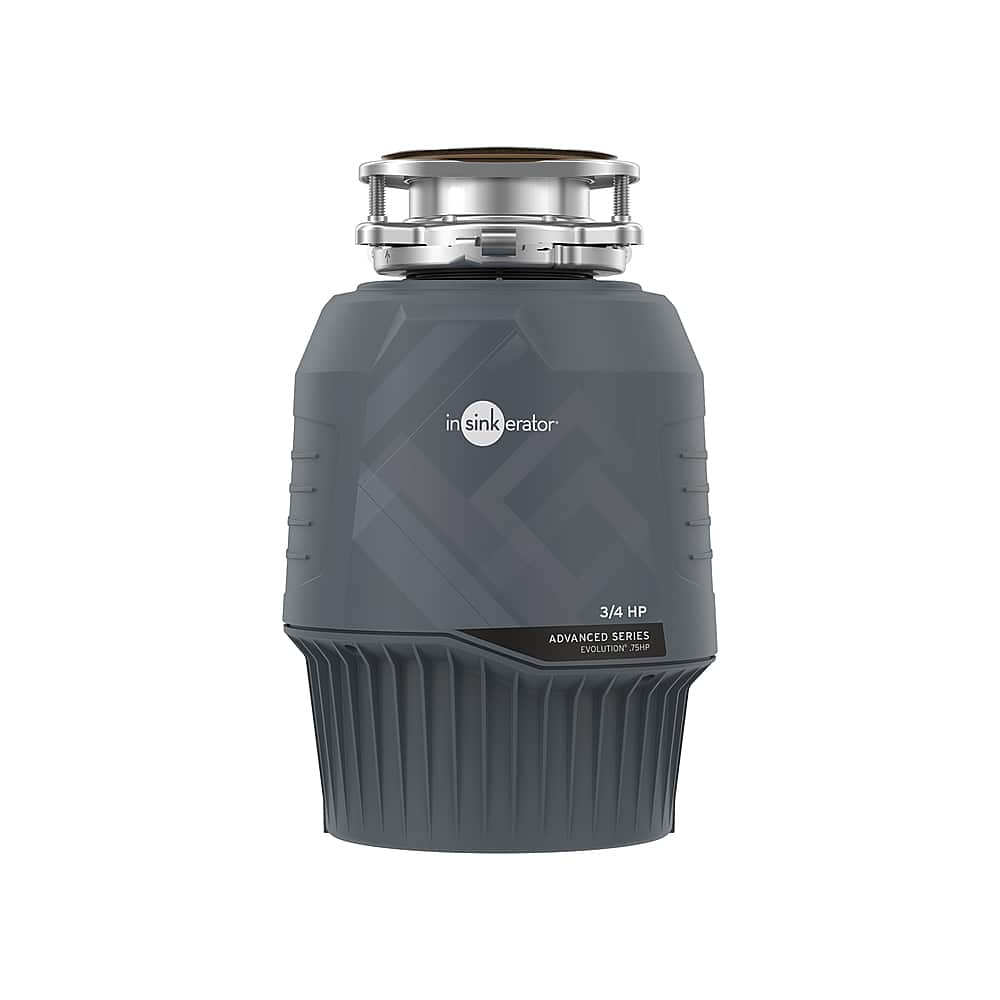 InSinkerator - Evolution Series 3/4 HP Continuous Feed Garbage Disposer without Power Cord - Gray