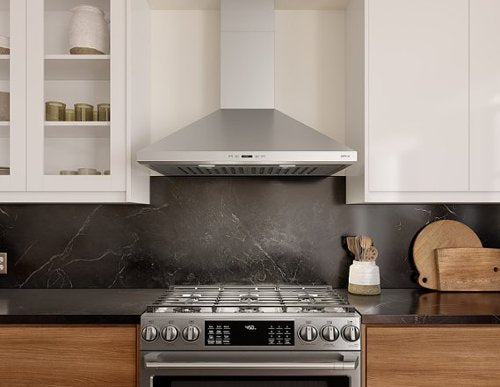 Zephyr - 30 inches - Convertible - Wall Range Hood - Stainless Steel