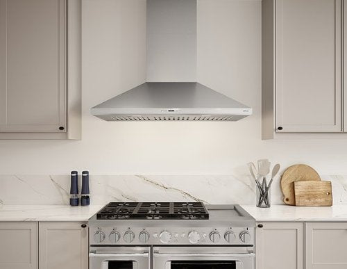 Zephyr - 36 inches - Externally Vented - Wall Range Hood - Stainless Steel