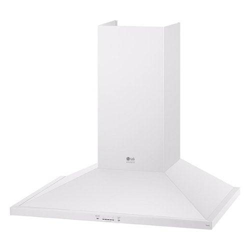LG STUDIO - 36 inches - Externally Vented - Wall Range Hood - Essence White