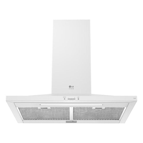 LG STUDIO - 36 inches - Externally Vented - Wall Range Hood - Essence White
