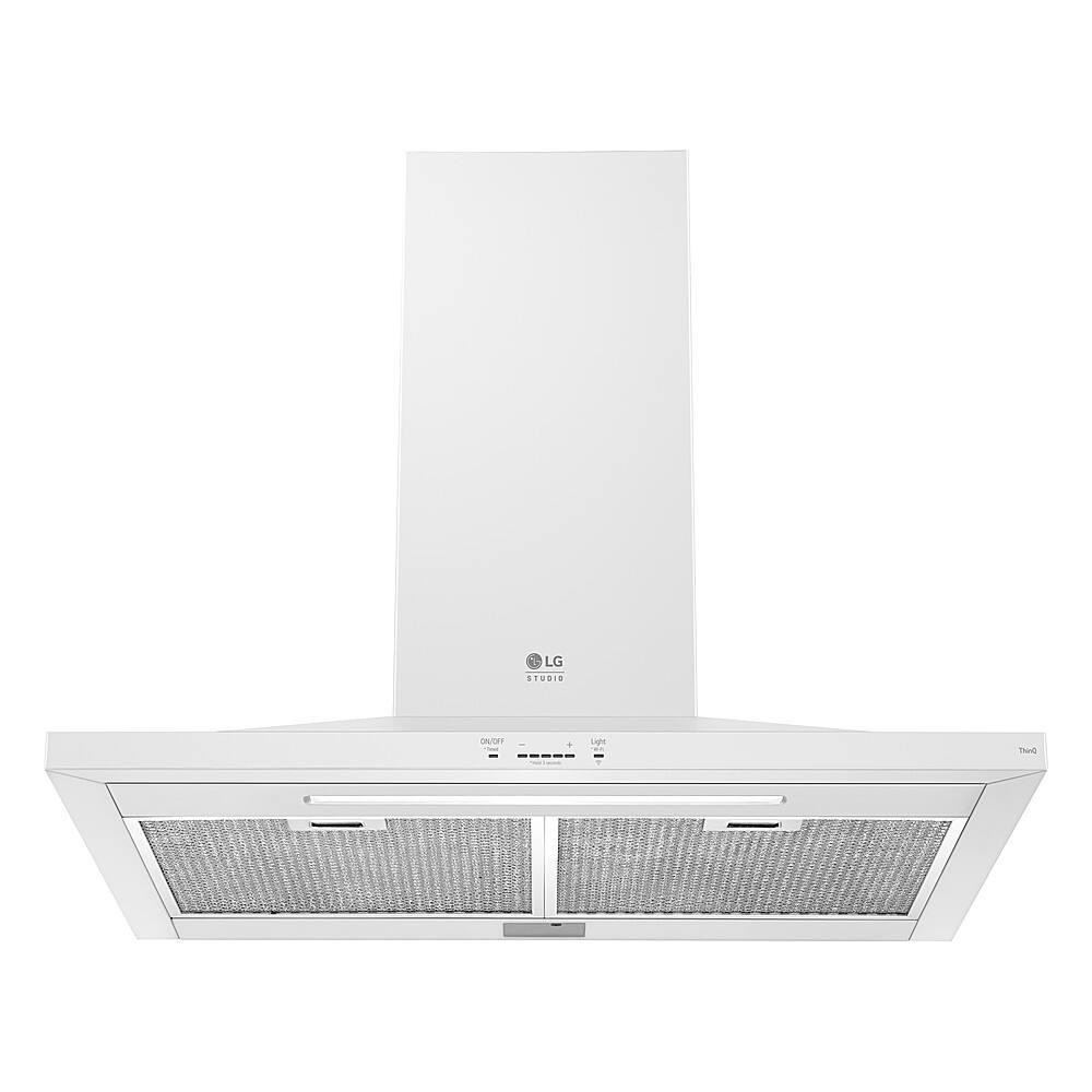 LG STUDIO - 36 inches - Externally Vented - Wall Range Hood - Essence White