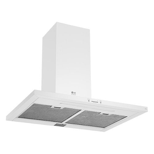 LG STUDIO - 36 inches - Externally Vented - Wall Range Hood - Essence White