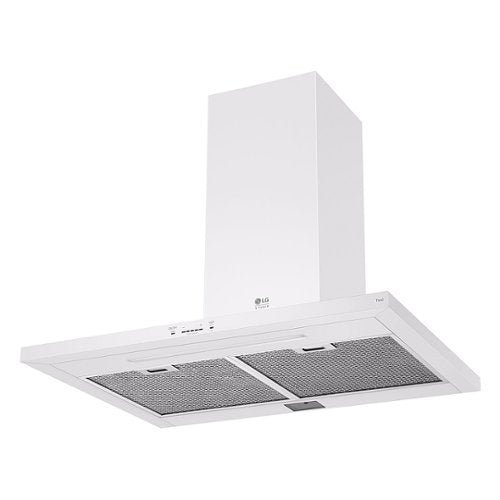LG STUDIO - 36 inches - Externally Vented - Wall Range Hood - Essence White