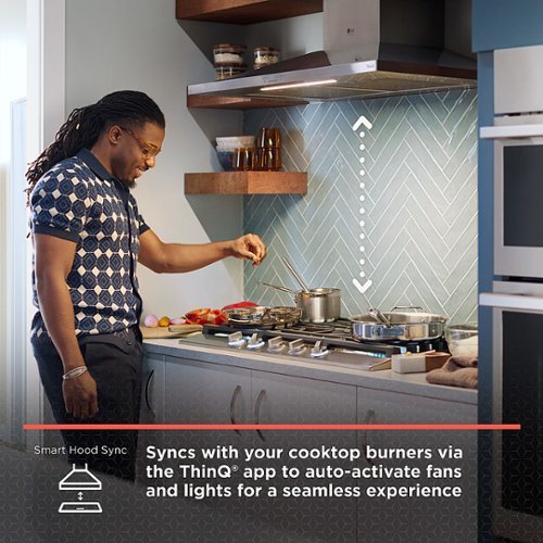 LG STUDIO - 36 inches - Externally Vented - Wall Range Hood - Essence White