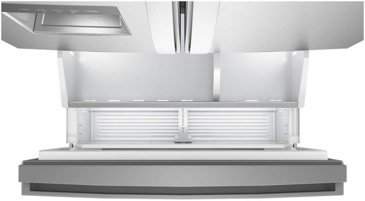 Whirlpool - 36 in. Wide 23 cu. ft. French Door Counter-Depth Refrigerator with In-Door Water and Ice - Fingerprint-Resistant Stainless Finish
