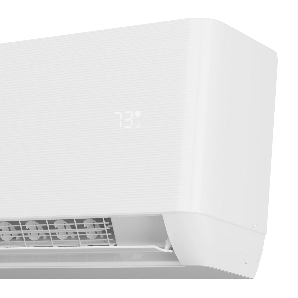 Keystone - Summit 230V 400 Sq. Ft. 9,000 BTU Smart Mini Split Air Conditioner 10,000 BTU Heater - White