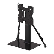 ErgoAV - Tabletop TV Stand+Swivel for 19 -43" TV - Black
