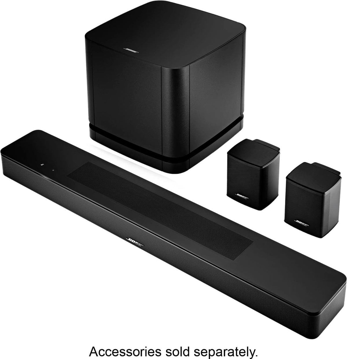 Bose - Smart Soundbar with Dolby Atmos and Voice Control - Black