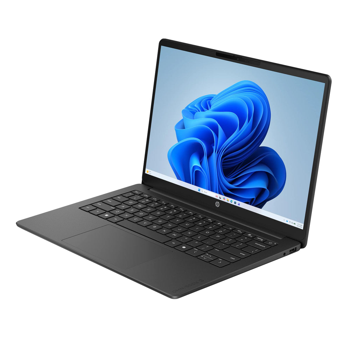 HP - OmniBook 3 - 14" 2K Touchscreen Laptop - Intel Core 3 304 (2026) - 8GB Memory - 128GB UFS - Jet Black