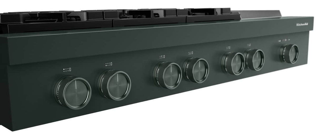 KitchenAid 48-inch 6-Burner Gas Commercial-Style Rangetop with Griddle - Juniper