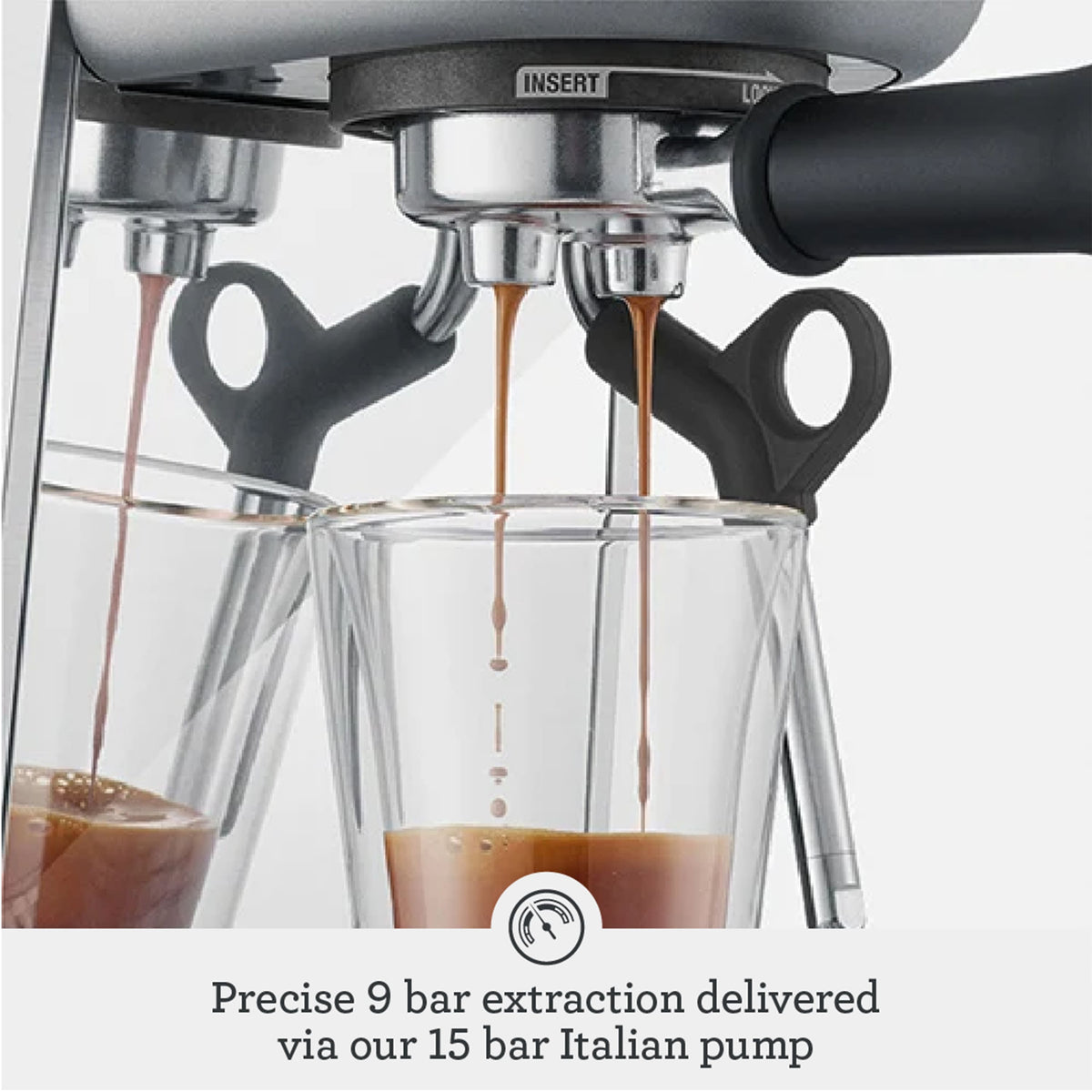 Breville - the Bambino Plus Espresso Machine with 15 bars of pressure and Milk Frother - Stainless Steel