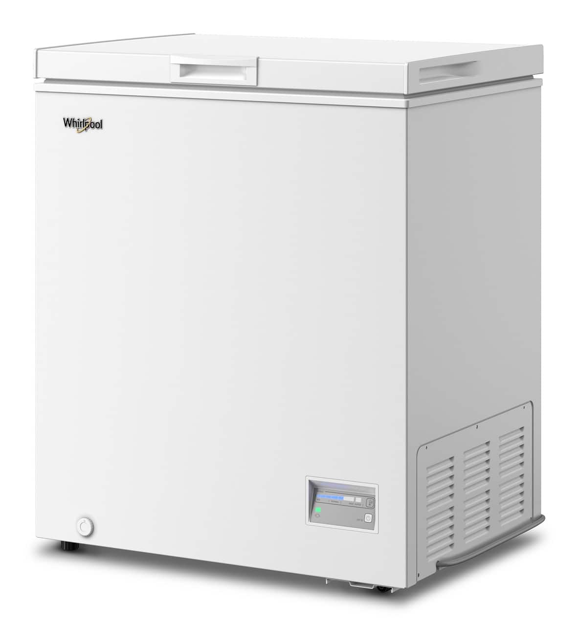 Whirlpool - 5 cu. ft. Chest Freezer with 1 Storage Basket - White