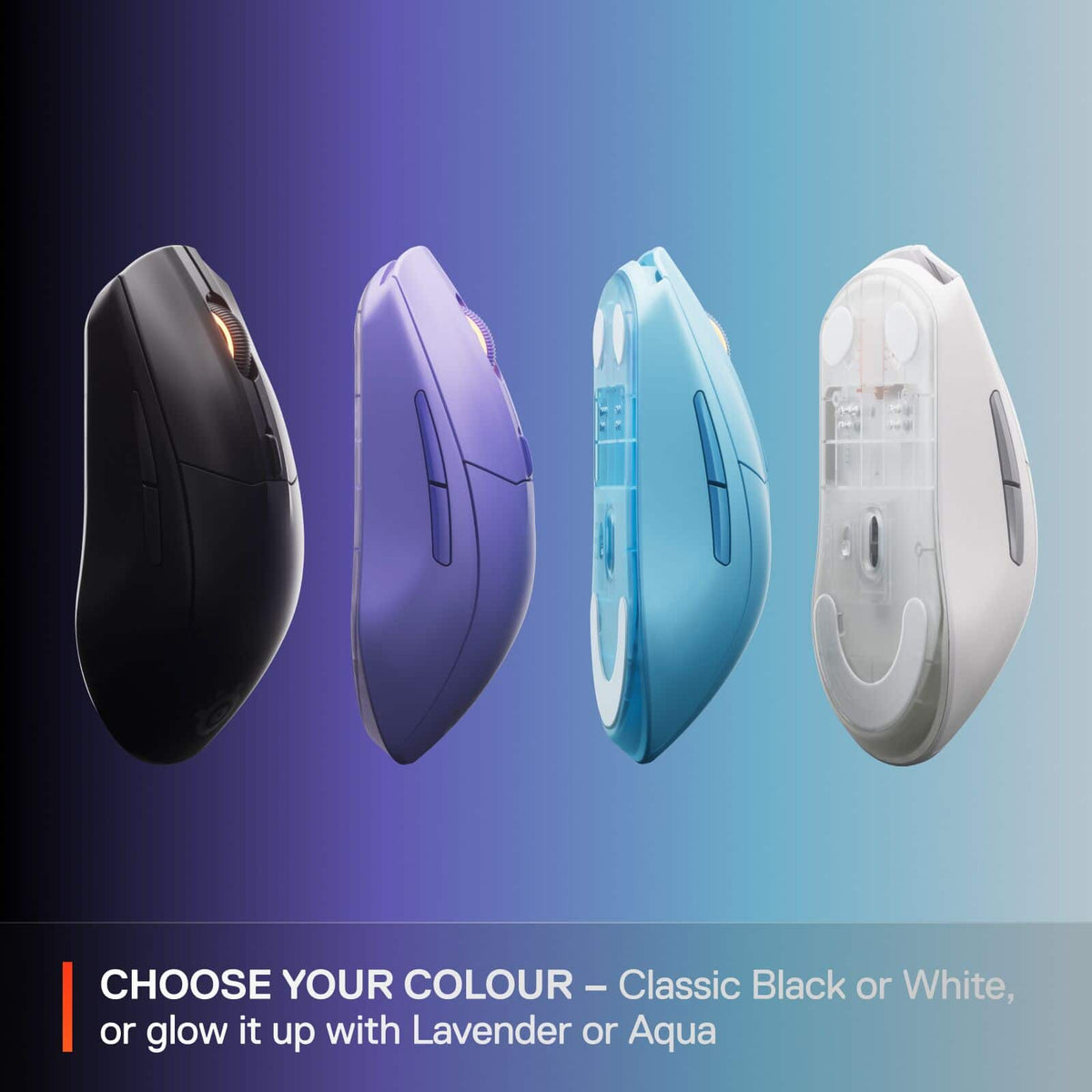 SteelSeries - Rival 3 Gen 2 Wireless Optical Gaming Mouse with Ultra-fast clicks - Wireless - White