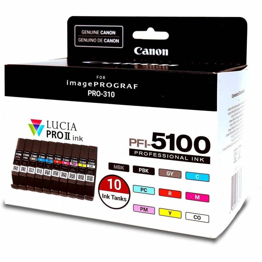 Canon - PFI-5100 10 Color Value Pack