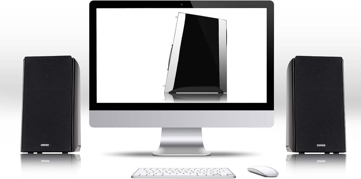 Edifier - R2000DB Powered Bluetooth Bookshelf Speakers, Computer Speakers - 120W RMS Optical Input - Near-Field Studio Monitors - Black