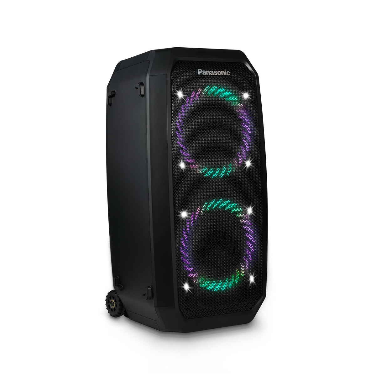 Panasonic - SC-BMAX31 Portable Bluetooth Wireless Party Speaker with Vibrant Light Display, 75W - Black