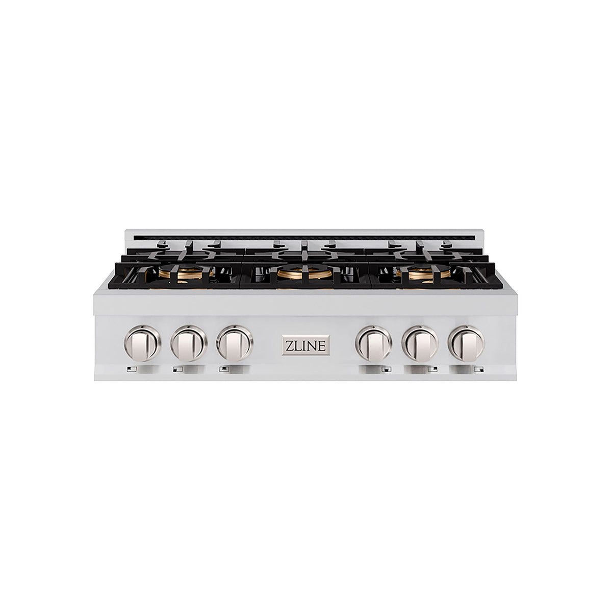 ZLINE - 36 in. Wide 6 Burner Classic Gas with DuoPro Cooktop (PCRT36) - Stainless Steel
