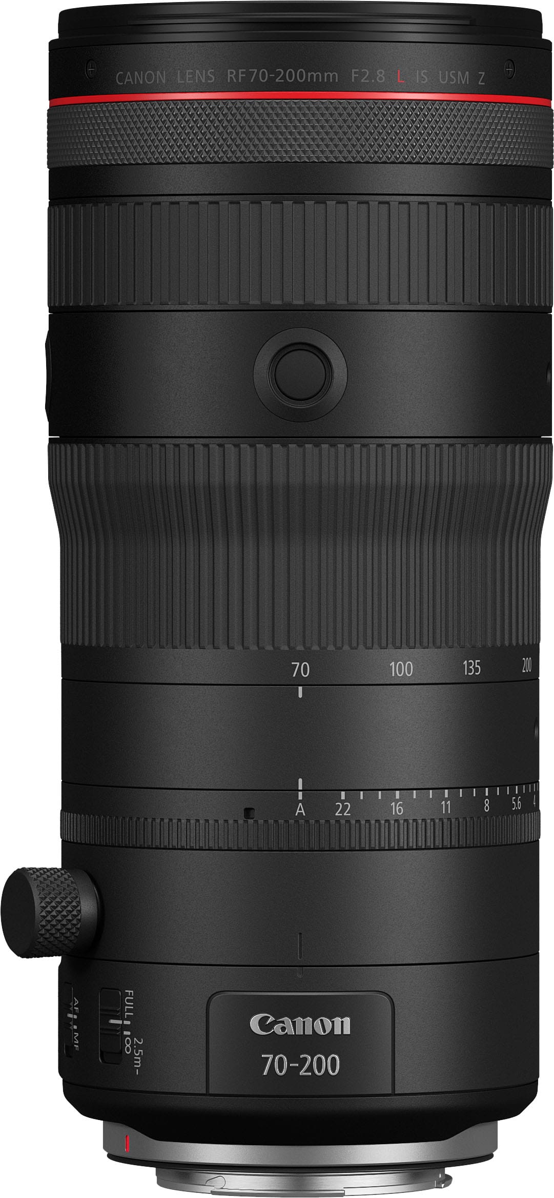 Canon - RF70-200mm F2.8 L IS USM Z  Hybrid Zoom Lens for Use with EOS R-Series Cameras - Black