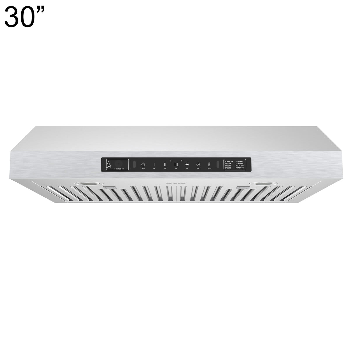 Windster Hoods - 30 inches - Externally Vented - Under cabinet Range Hood - Stainless Steel