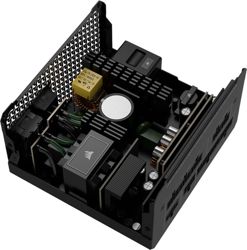 CORSAIR - RM1000e ATX 3.1 Low-Noise ATX Power Supply with ThermalProtect 12V-2x6 Cable - Black
