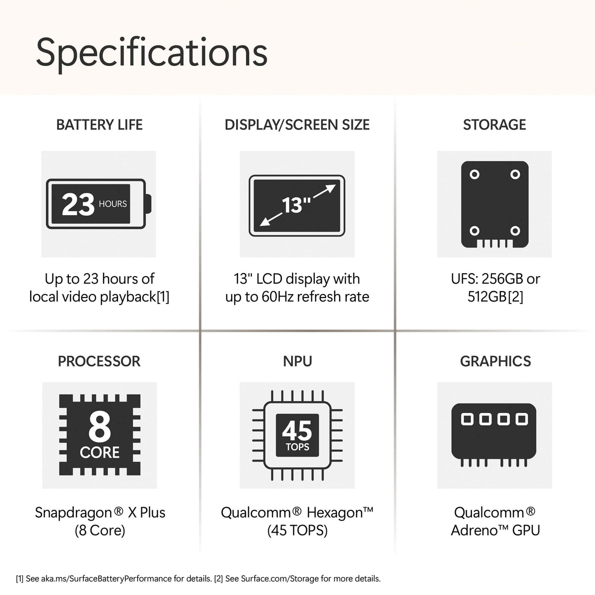 Microsoft - Surface Laptop - 13" 2K Touchscreen - Snapdragon X Plus 2025 - 16GB - 512GB Storage - Copilot+ PC - Ocean