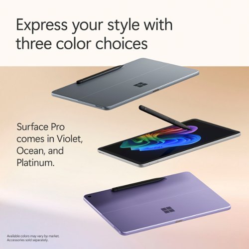 Microsoft - Surface Pro - Copilot+ PC - 12" Touchscreen - Snapdragon X Plus - 16GB Memory - 512GB UFS - Device Only - Platinum