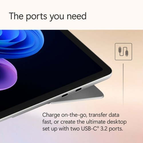 Microsoft - Surface Pro - Copilot+ PC - 12" Touchscreen - Snapdragon X Plus - 16GB Memory - 512GB UFS - Device Only - Platinum