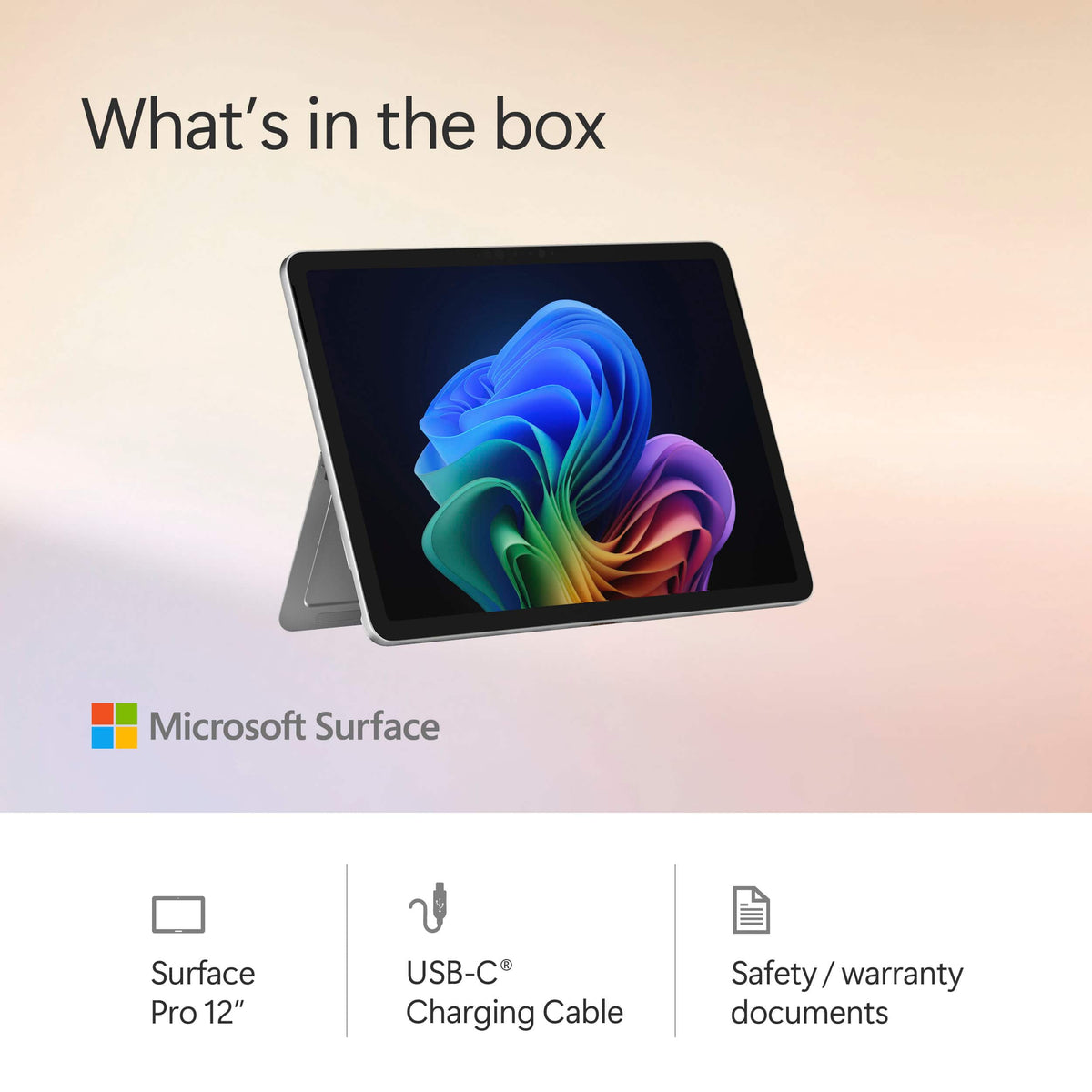 Microsoft - Surface Pro - Copilot+ PC - 12" Touchscreen - Snapdragon X Plus - 16GB Memory - 512GB UFS - Device Only - Platinum