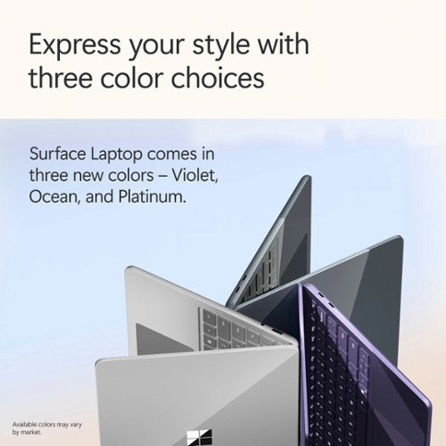 Microsoft - Surface Laptop - 13" 2K Touchscreen - Snapdragon X Plus 2025 - 16GB - 512GB Storage - Copilot+ PC - Violet
