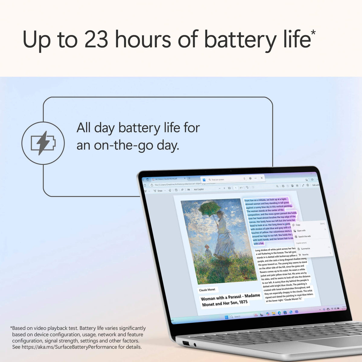 Microsoft - Refurbished Surface Laptop - Copilot+ PC - 13" Touch-Screen - Snapdragon X Plus - 16GB - 512GB UFS (Latest Model) - Platinum