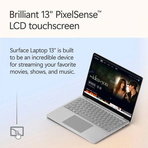 Microsoft - Refurbished Surface Laptop - Copilot+ PC - 13" Touch-Screen - Snapdragon X Plus - 16GB - 512GB UFS (Latest Model) - Platinum